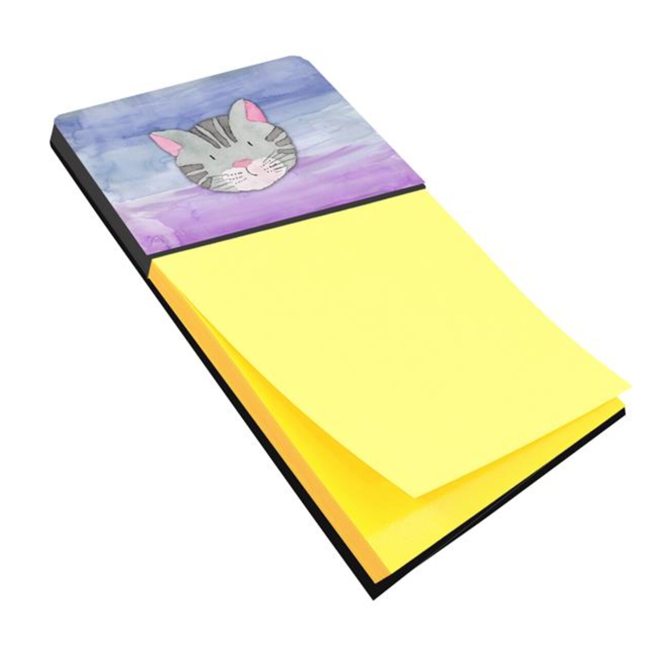 Carolines Treasures BB7355SN Cat Face Watercolor Sticky Note Holder
